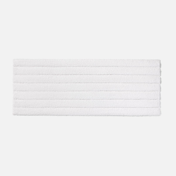 Standard Textile - Tufted Bath Mat, White, 20 inchx60 inch, Size: Bath Runner 20x60