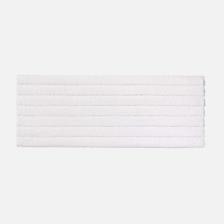 Home Outfitters White 100% Cotton Tufted Bath Rug 24x72, Absorbent Ba –  HomePlace