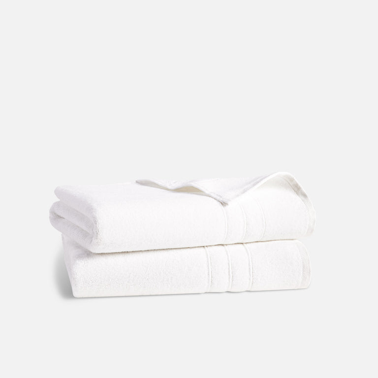 Waffle Washcloths in White by Brooklinen - Holiday Gift Ideas