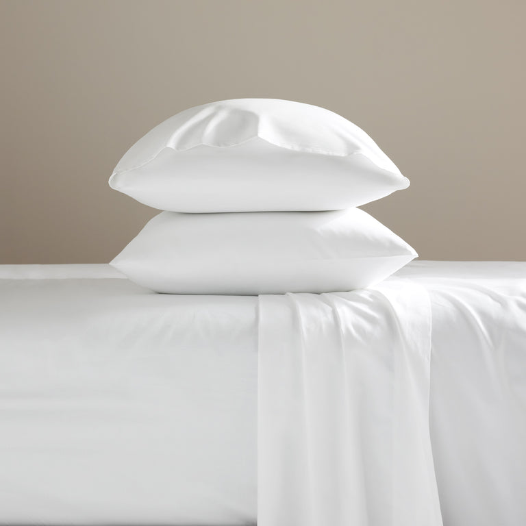 Super Soft Plain White Duvet Cover and Pillowcase Set