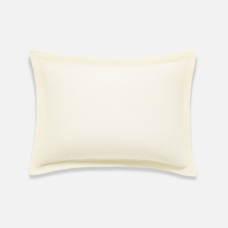 Textured discount pillow shams