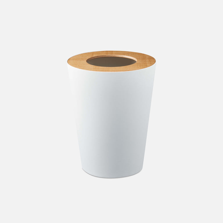 Rin Round Steel Trash Can Yamazaki Home Brooklinen