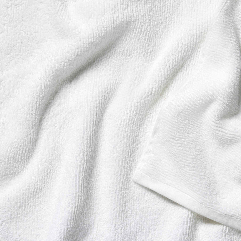 100% Organic Cotton Ribbed Washcloths in White by Brooklinen - Holiday Gift Ideas